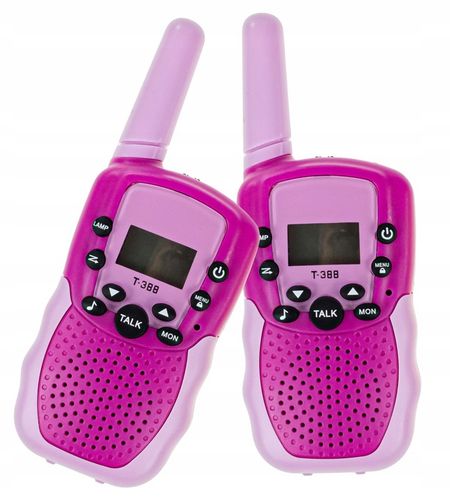 WALKIE TALKIE DLA DZIECI ZESTAW KRÓTKOFALÓWKI LATARKA 2 szt DLA DZIEWCZYNEK na Arena.pl
