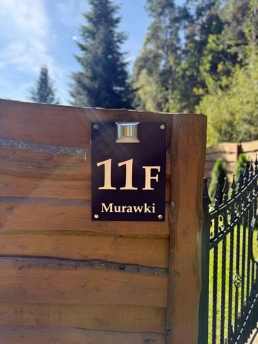 Tabliczka z numerem domu podświetlana solarna 30x40 Tablica Numer Domu na Arena.pl