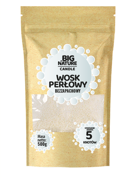 Wosk Perłowy Biały 500g zdjęcie 1
