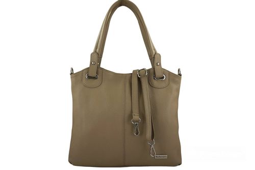 Codzienna duża torebka damska - Beżowa na Arena.pl