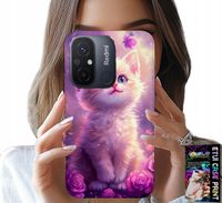 ETUI DO XIAOMI REDMI 12C - SŁODKI KOTEK, KOT, WZORY ZE ZWIERZĘTAMI