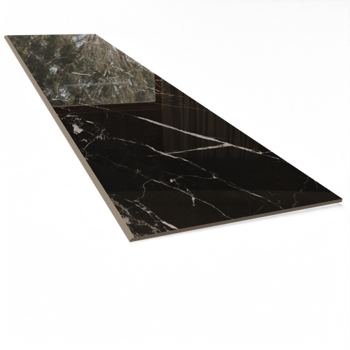 Stopnica Marmur Czarny 100x30 Poler – Gres Premium Bez Nacięć, Połysk na Arena.pl