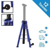 19677 Stojak podporowy udźwig 12T do samochodów i maszyn regulowany 74-122