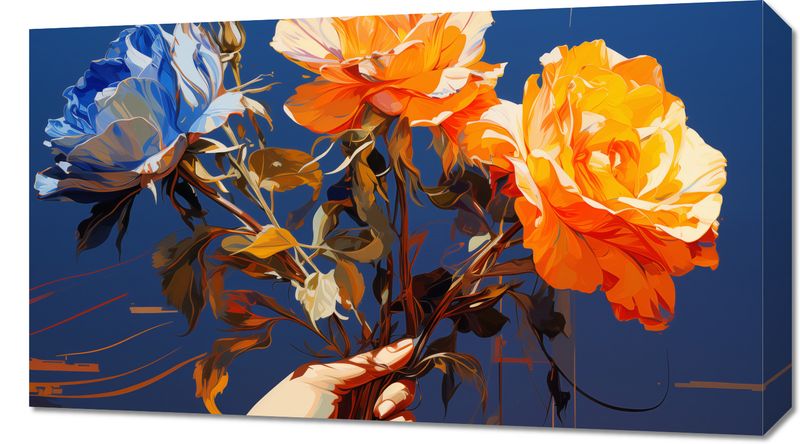 Obraz 70x40cm Żywy Uścisk zdjęcie 1