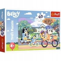 puzzle bluey 60 elementów wesoły bluey trefl 17384