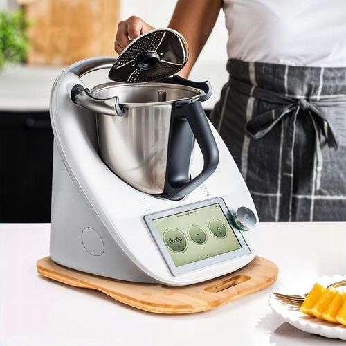 PODSTAWKA ŚLIZGOWA DESKA POD THERMOMIX TM5 TM6 PRZESUWNA OBROTOWA DREWNIANA na Arena.pl