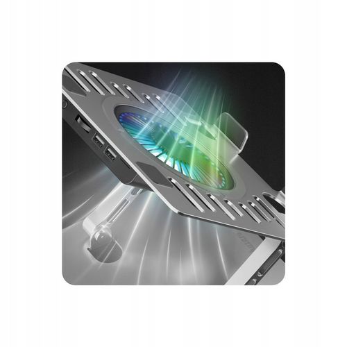 Podstawka Chłodząca pod laptopa REGULOWANA Huzaro Hold 4.0 RGB na Arena.pl