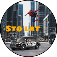 Opłatek na tort Spider Man Człowiek Pająk Postać Bohater Avengers