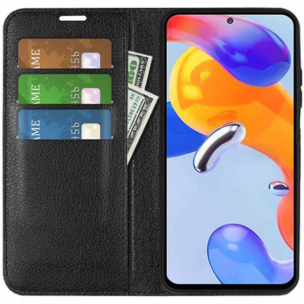 Litchi Redmi Note 11/11S Czarny zdjęcie 4