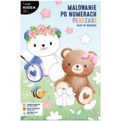 obraz malowanie po numerach misie kidea 7049