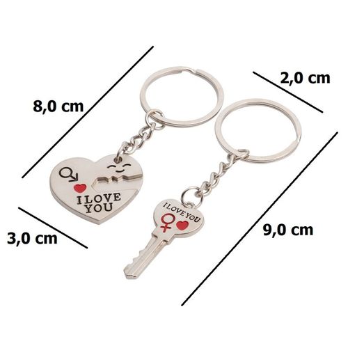 Ozdobny brelok do kluczy Klucz do Serca na Arena.pl