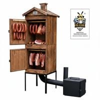 WĘDZARNIA DREWNIANA OGRODOWA NAJWIĘKSZE PALENISKO 4XL GRATISY