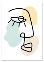 Plakat twarz portret matisse sztuka nowoczesna 29,7x42 cm A3