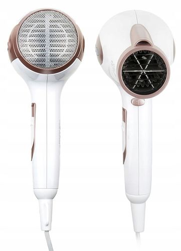 Suszarka Do Włosów Z Jonizacją 2400W Zimny Nawiew + Koncentrator I Dyfuzor na Arena.pl