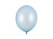 Balony metallic niebieskie baby blue strong, 27 cm 3 szt.