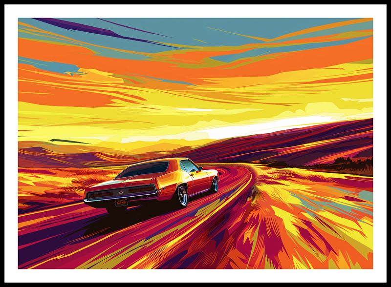 Plakat 84x59,5cm Pędź Przed Siebie zdjęcie 3