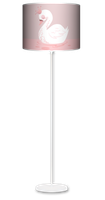 Lampa stojąca MAXI - Swan Queen (różowa)