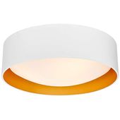 Plafon LAMPA sufitowa VERO 30445301 Kaspa metalowa OPRAWA okrągła biała