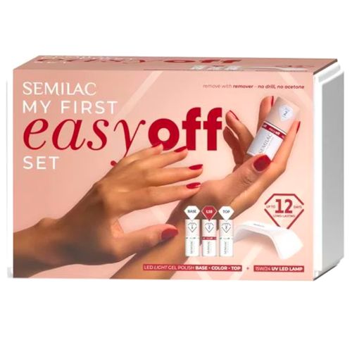 SEMILAC MY FIRST EASY OFF SET ZESTAW DO PAZNOKCI LED LIGHT Z LAMPĄ 15W na Arena.pl