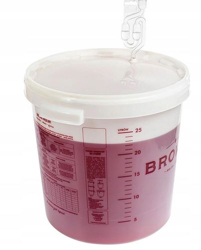 Pojemnik fermentacyjny na wino, miąższ 30 litrów z pokrywką BROWIN na Arena.pl