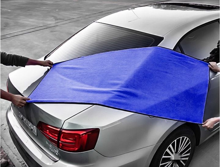 PUSZYSTY RĘCZNIK DO OSUSZANIA AUTA LAKIERU 90x60 Z MIKROFIBRY GRUBY CHŁONNY zdjęcie 5