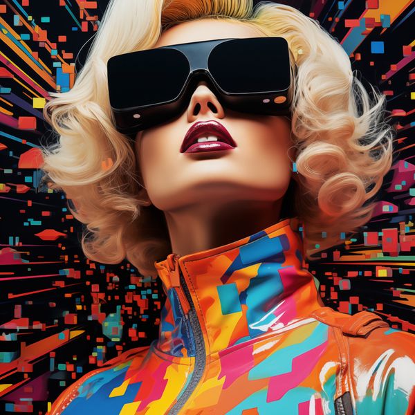 Plakat 80x80cm Retro Futuryzm zdjęcie 1