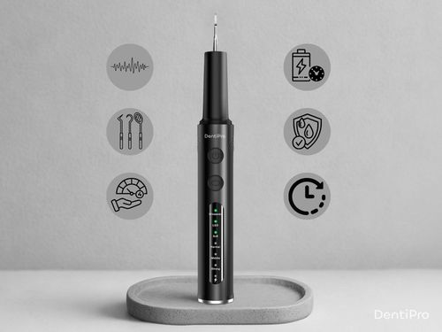 Skaler Ultradźwiękowy Do Zębów - 4 tryby do usuwania kamienia nazębnego na Arena.pl