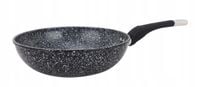 Wysoka Patelnia Granitowa WOK 28cm 3L - Nieprzywierająca Indukcja Gaz