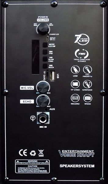 KOLUMNA PRZENOŚNA BLUETOOTH KARAOKE AKUMULATOR USB zdjęcie 2