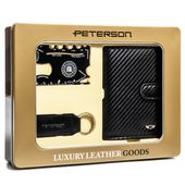 peterson zestaw portfel+brelok+karta ptn zms-07