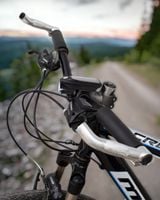 Latarka Lampka Rowerowa Solarna Zestaw Przód Tył