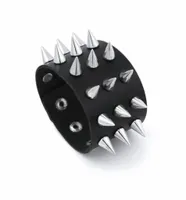 BRANSOLETKA PIESZCZOCHA KOLCE CZARNA