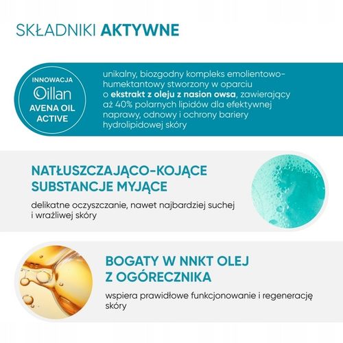 OILLAN Olejkowy żel do mycia do twarzy i ciała 750 ml na Arena.pl