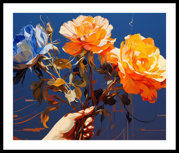 Plakat 60x50cm Żywy Uścisk zdjęcie 3