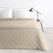 Narzuta Luiz 8 beżowa 220X240 cm welur hotpress pikowana