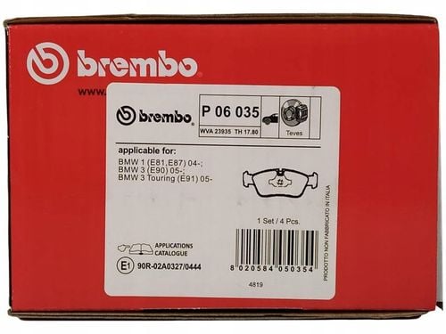 BREMBO KLOCKI HAMULCOWE PRZÓD BMW 3 E90 E91 318D na Arena.pl