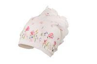 Jamiks LUISA chustka dla dziewczynki biała kwiatki 50-52