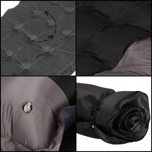 MATA SAMOPOMPUJĄCA KARIMATA 180x66 cm Z PODUSZKĄ GRUBA Z POKROWCEM MATERAC na Arena.pl