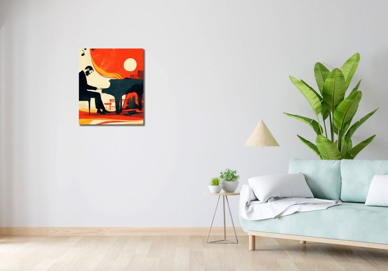 Obraz 50x60cm Pianista zdjęcie 2