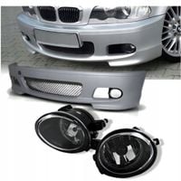 Zderzak + HALOGENY Do BMW E46 COUPE/CABRIO Od 1999 Do 2005 NOWY M-PAKIET