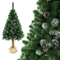 CHOINKA SZTUCZNA NA PNIU SOSNA DIAMENTOWA NA PNIU PREMIUM 220CM. GĘSTA LUX