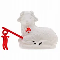 Dekoracja baranek wielkanocny do koszyczka