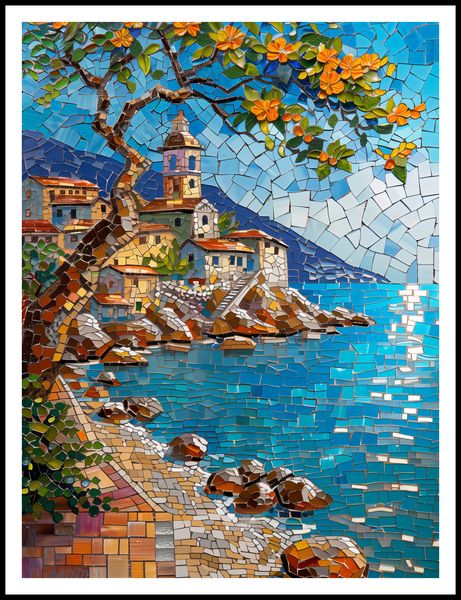 Plakat 75x100cm Mozaikowa Układanka zdjęcie 3