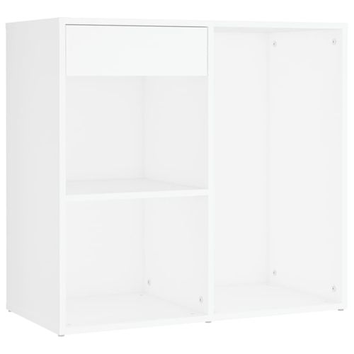 Toaletka z oświetleniem LED i 2 szafkami, biała na Arena.pl