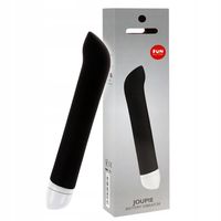 Wibrator do pochwy, stymulacja punktu G. Smukły gadżet, czarny kolor.