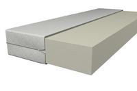 PIANKOWY MATERAC 80X200X12cm POKROWIEC PIKOWANY