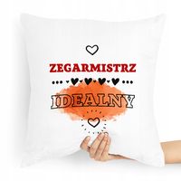 Poduszka Dla Zegarmistrza Idealny Zegarmistrz Z Nadrukiem Ze Zdjęciem