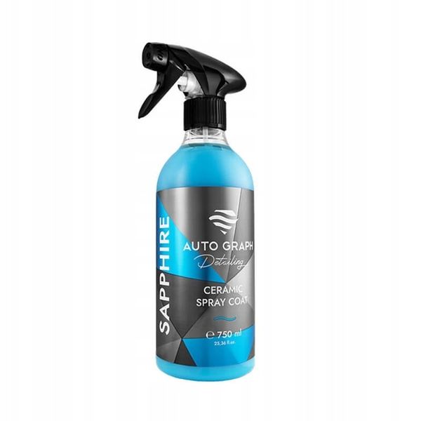 Powłoka SiO2 Wet Look Quick Auto Graph SAPPHIRE Ceramic Spray Coat zdjęcie 1