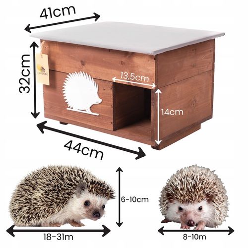 Domek dom dla Jeża jeży DREWNIANY budka dom legowisko producent XXL na Arena.pl