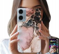 ETUI DO MOTOROLA G34 5G - ELEGANCKI MARMUREK MODNE WZORY + FOLIA